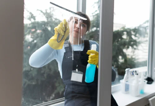 Nettoyage de vitres intérieures et extérieures aux Rousses
